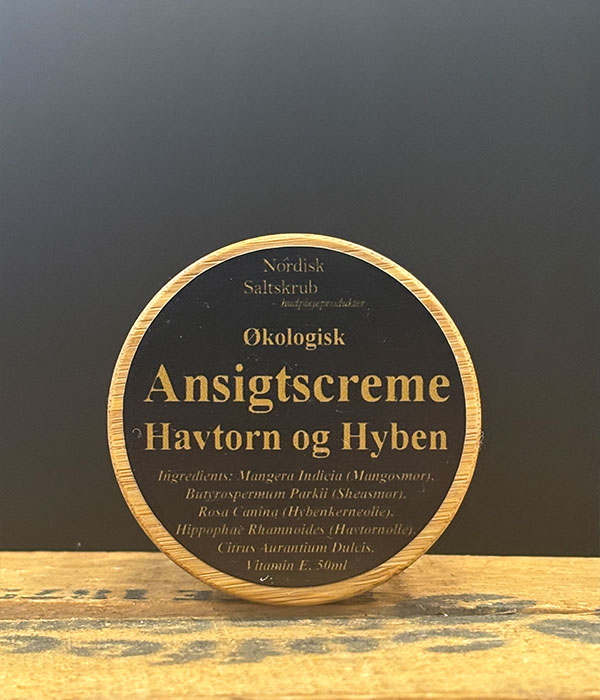 Ansigtscreme Havtorn og Hyben, økologisk